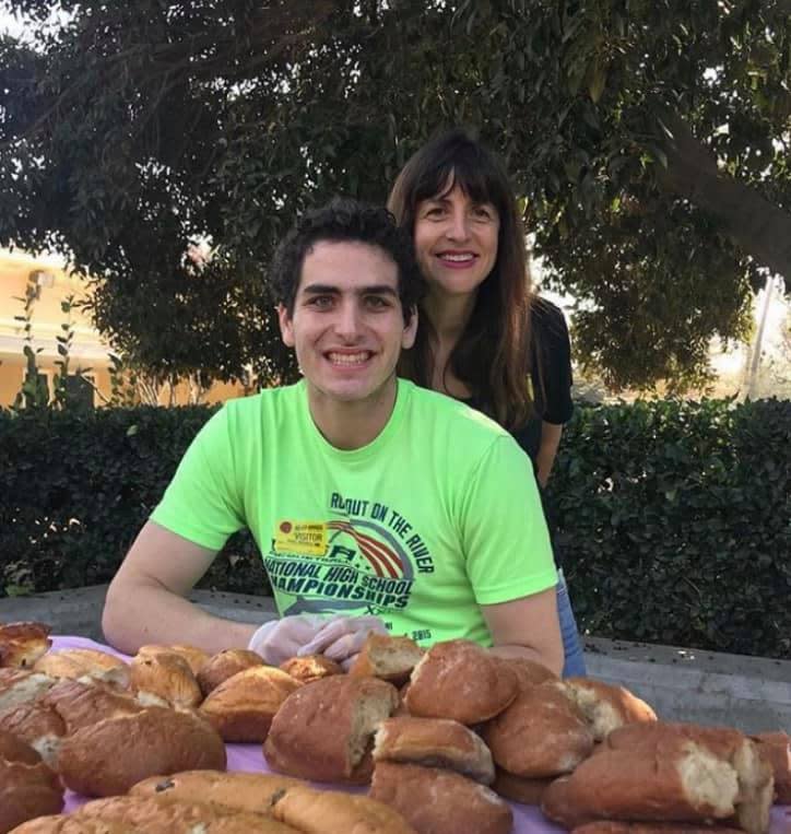 Dane and his mother, Deborah Elkins.