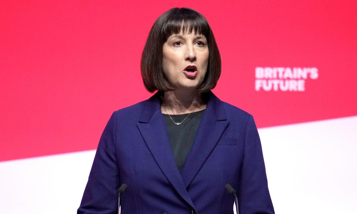 <span>Rachel Reeves has been criticised by environmentalists for scaling back plans to invest in a Green Prosperity Fund.</span><span>Photograph: Christopher Furlong/Getty Images</span>