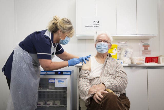 Coronavirus vaccine at Superdrug store