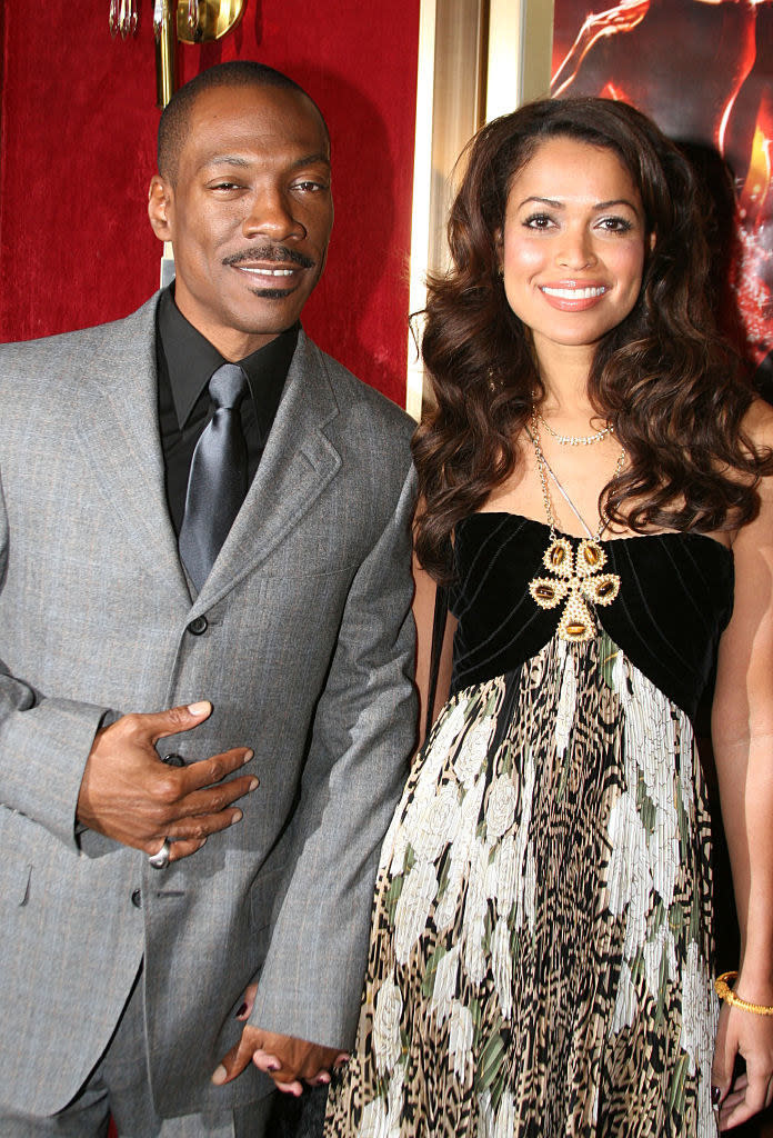 Murphy and Edmonds at the premiere of Dreamgirl