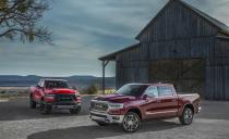 <p>Despite its lighter weight, the 2019 Ram 1500 crew cab is actually dimensionally larger than the outgoing truck. Models with the standard box ride on a 4.1-inch-longer wheelbase than before and measure 3.9 inches longer from stem to stern. The smaller quad-cab models are dimensionally similar in length to the prior truck. Regardless of cab, every 2019 Ram 1500 is half an inch wider than before. In short, this is one big Ram.</p>