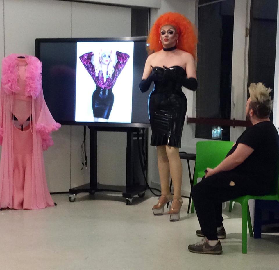 Here Me Out welcomed drag queen Ellie Diamond to talk with LGBT youth in Dundee