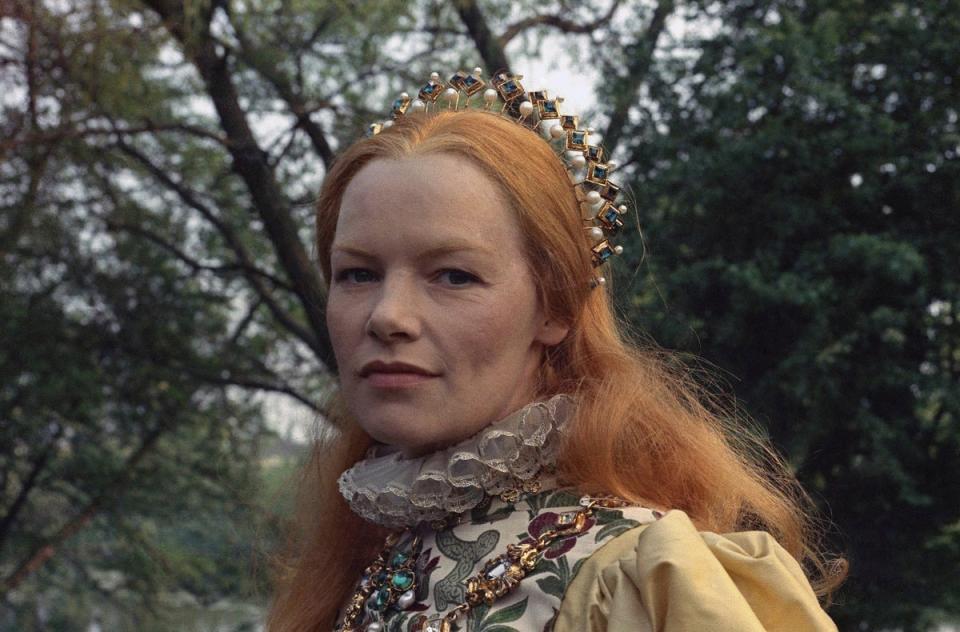 Glenda Jackson as Queen Elizabeth I in the 1971 film ‘Mary, Queen of Scots’ (Copyright 2023 The Associated Press. All rights reserved.)