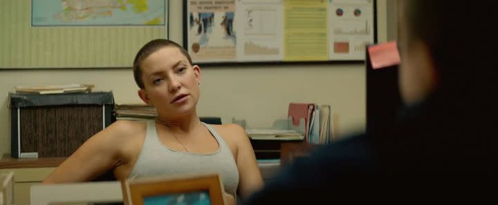 BELOVED: Kate Hudson also had to shave her head for her role in Sia's 