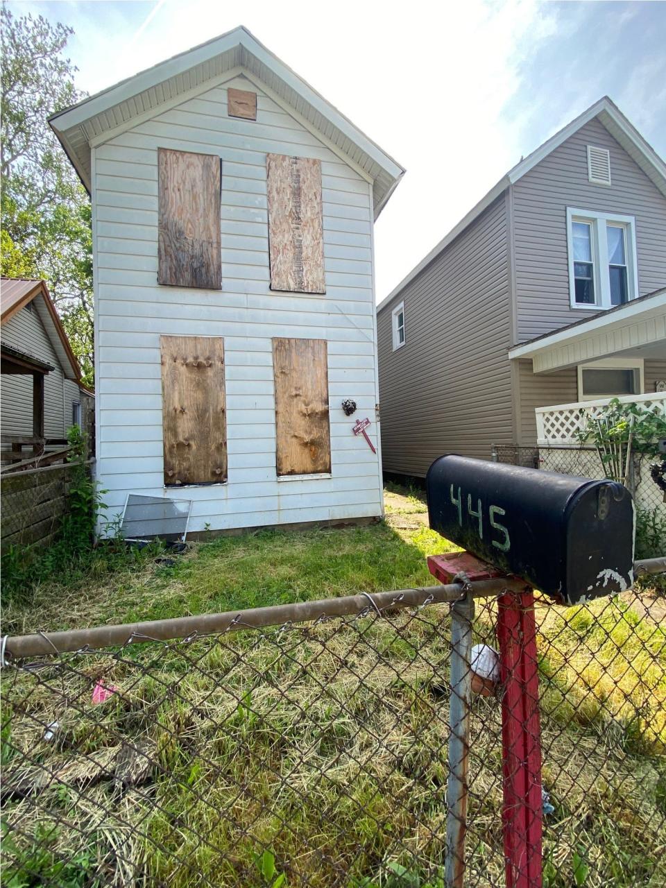 Mikesell Excavating has been contracted for $8,100 to demolish the structure at 445 S. 12th St. through the city's Code Enforcement and Unsafe Building Commission process.