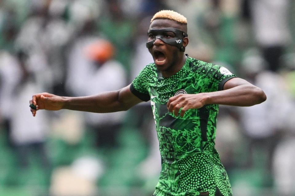 Victor Osimhen scored against Equatorial Guinea but Nigeria still need more from him (AFP via Getty Images)