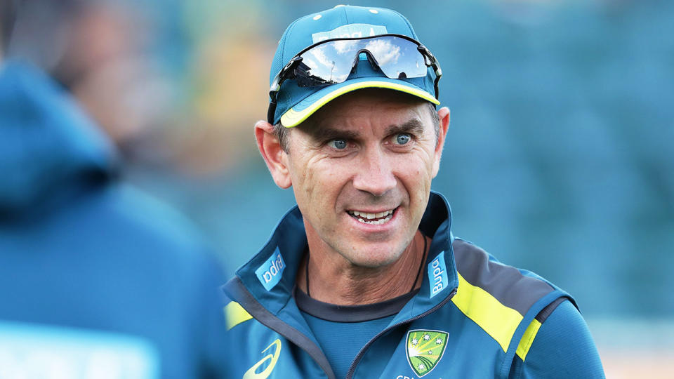 Pictured here, Australia cricket coach Justin Langer.