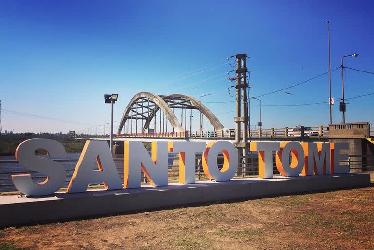 Santo Tomé, en Corrientes, ofrece uno de los posibles pasos fronterizos para llegar a Brasil