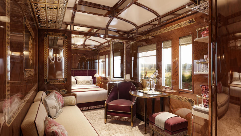 The 'Prague' suite is inspired by the city's theatrical history [Photo: Belmond]