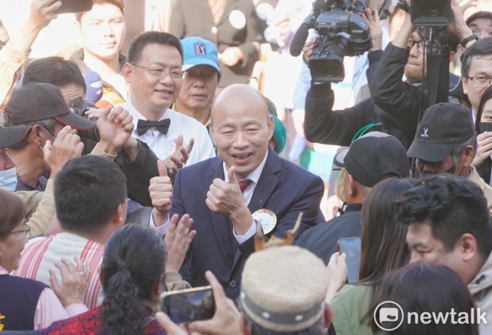 國民黨不分區立委韓國瑜今日競選立法院院長。   圖：張良一／攝