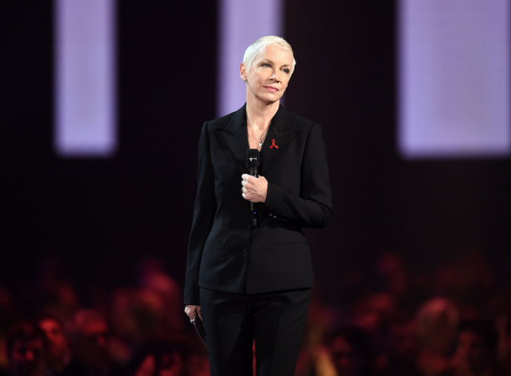 Annie Lennox at the 2016 Brit awards