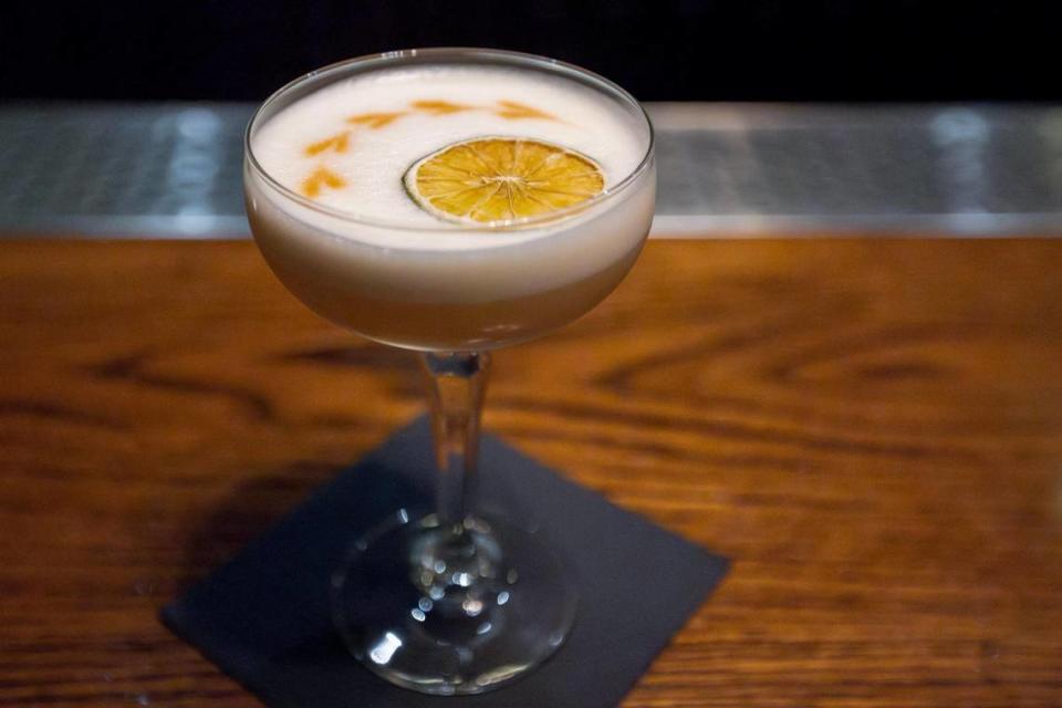 A traditional Whiskey Sour at Constitution, an establishment that features craft cocktails and a speakeasy feel. Constitution is located at 109 Constitution St. in Lexington, Ky.