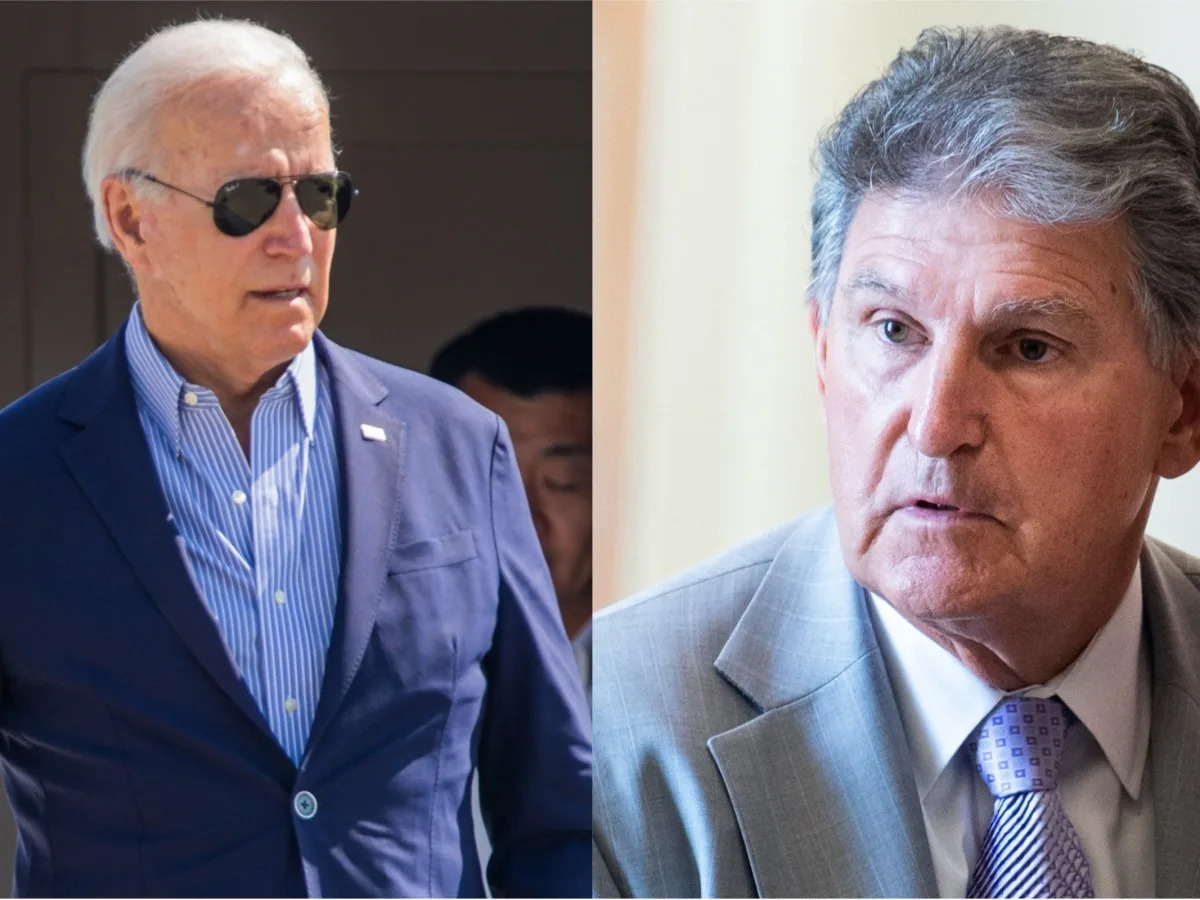 Manchin missed a furious call from Biden after sinking his $2 trillion spending ..