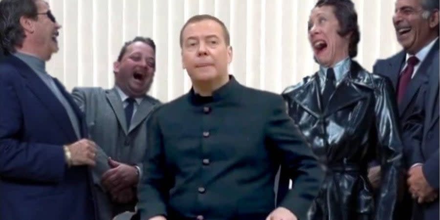 Russia’s Medvedev's coat change mocked online as would-be Stalin impersonation badly backfires