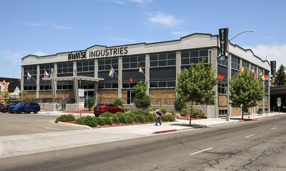 The Bitwise 41 building is located on Ventura Street near Highway 41 in downtown Fresno. CRAIG KOHLRUSS/ckohlruss@fresnobee.com