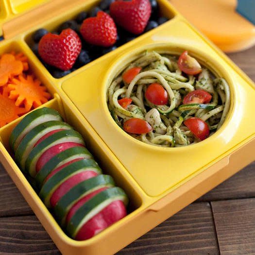 Chicken Pesto Zucchini Noodles Bento