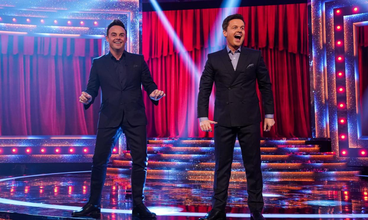 <span>Kings of light entertainment … Ant and Dec's Saturday Night Takeaway.</span><span>Photograph: Kieron McCarron/ITV/Shutterstock</span>