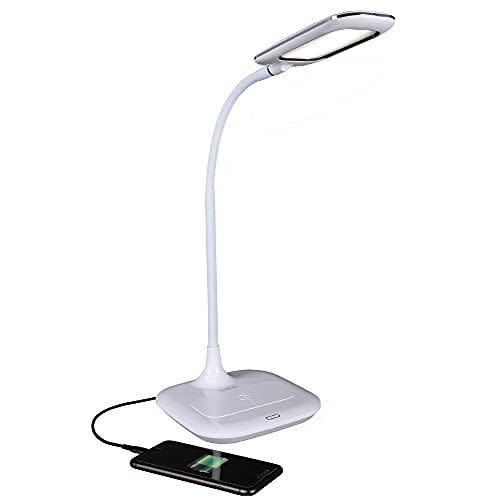 33) LED Desk Lamp With Wireless Charging