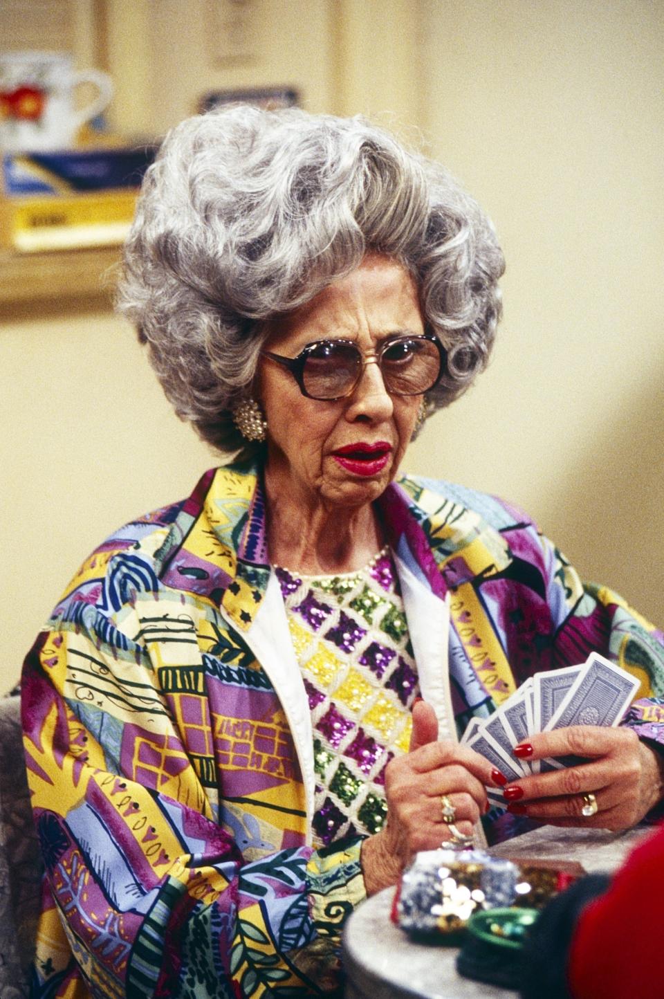 Yetta playing poker