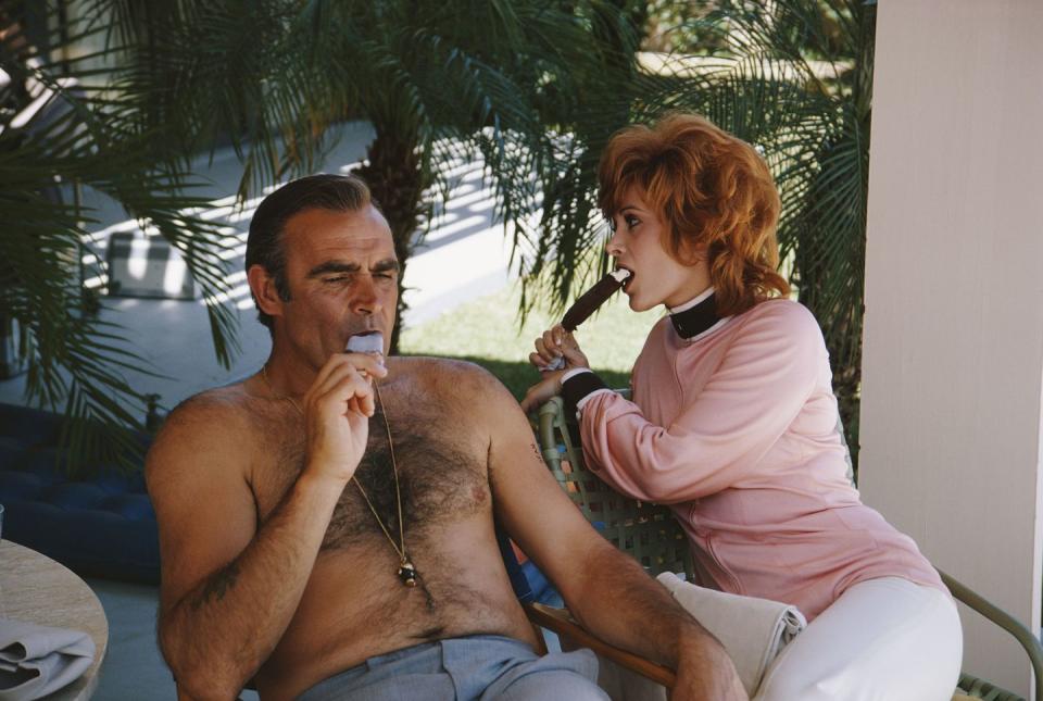 Take a Look at These Behind-the-Scenes Photos From James Bond Films, Starting at Dr. No