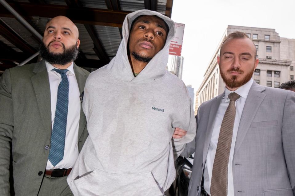 Carlton McPherson, 24, of the Bronx, was slapped with a murder charge after he allegedly pushed a 54-year-old man in front of a northbound 4 train at the East 125th Street and Lexington Avenue station, police said. Steven Hirsch