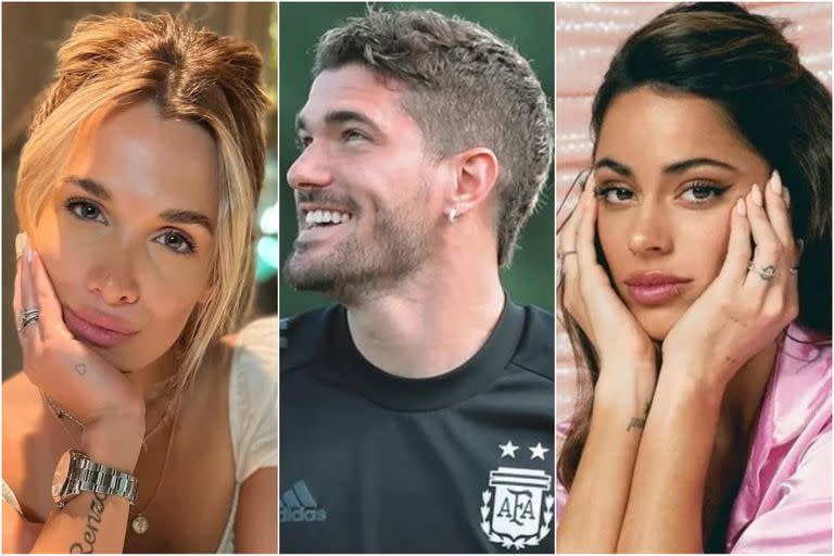 Camila Homs, Rodrigo De Paul y Tini Stoessel los protagonistas del triángulo amoroso (Foto: Archivo)