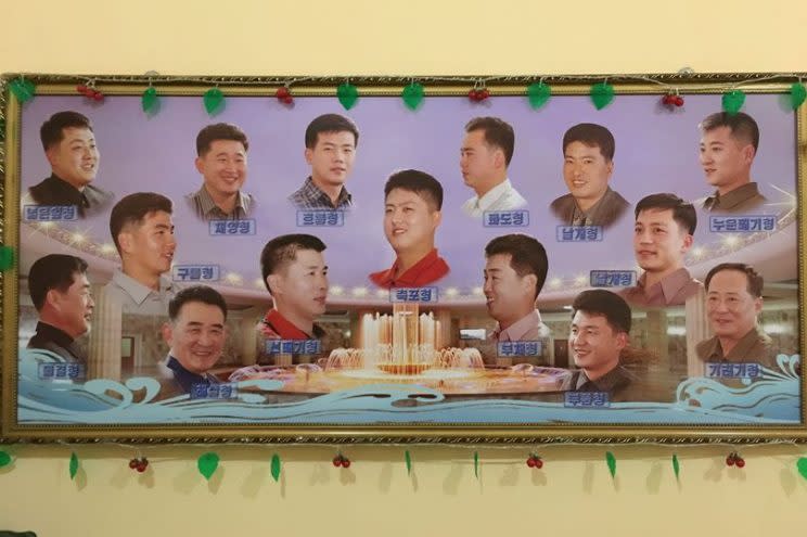 The range of hair styles — but Kim Jong un’s is now where to be seen (Twitter/Mika Mäkeläinen)