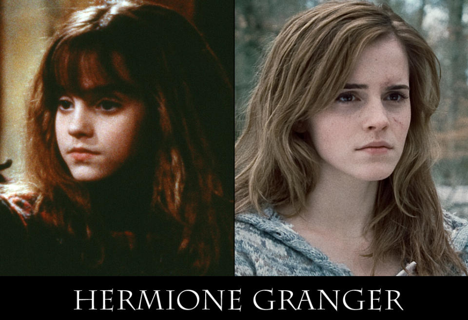 Harry Potter Actors Through the Years 2010 Hermione Tile