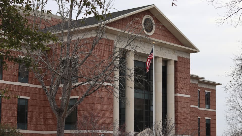 The Matthew J. Perry, Jr. Courthouse in Columbia, South Carolina, is seen on Friday, February 9, 2024. - James Pollard/AP