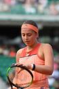 A short title defence: Jelena Ostapenko's reign as French Open champion lasted less than a day of the 2018 event