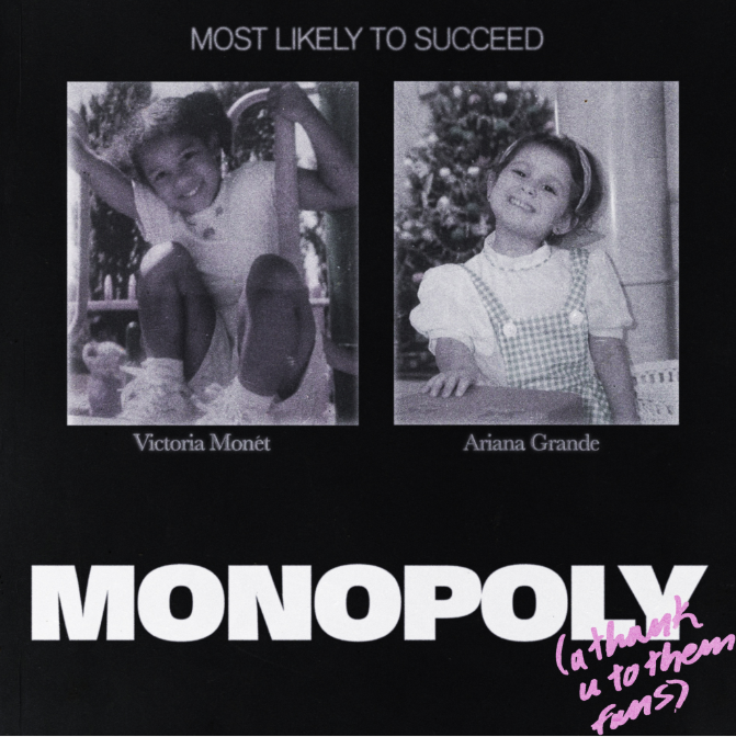 Ariana Grande's Monopoly artwork