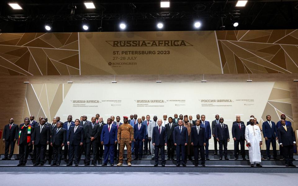 Just 17 heads of state attended the Russia-Africa summit, fewer than half the 43 who participated in a similar conference in Sochi in 2019