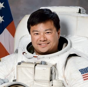 A portrait of former astronaut Leroy Chiao, who commanded the International Space Station during his 15-year NASA career.