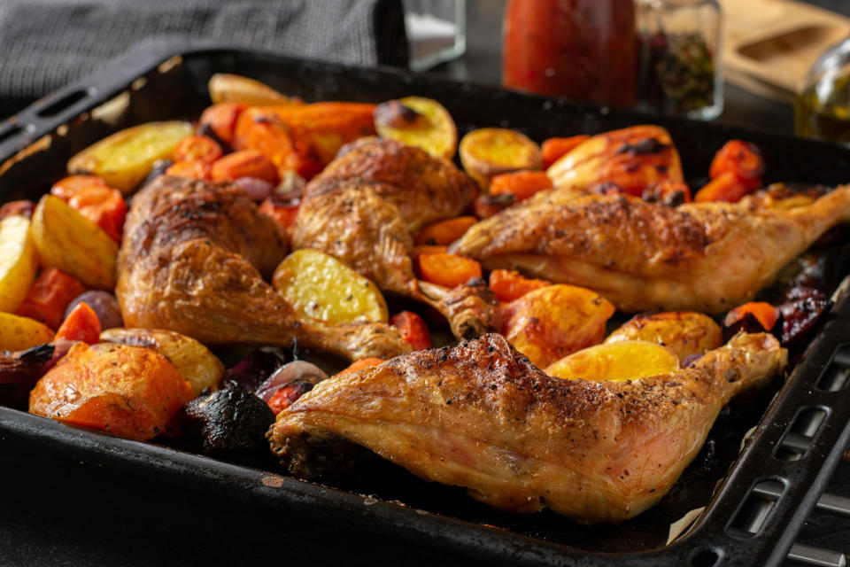 Chicken on a sheet pan