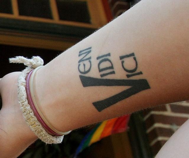 30 Veni Vidi Vici Tattoo Ideas and Designs with Meaning