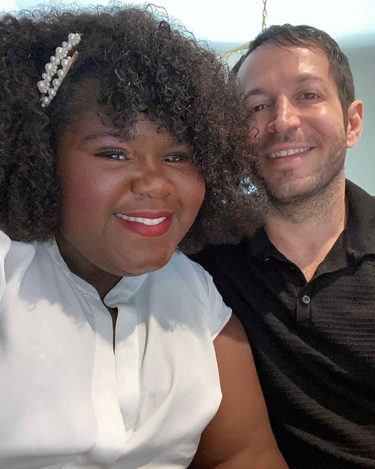 Gabourey Sidibe and Brandon Frankel