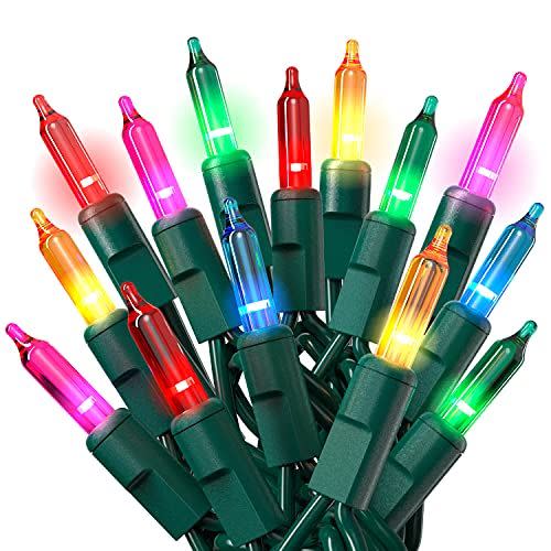 3) 100-Count Multicolor Christmas Lights