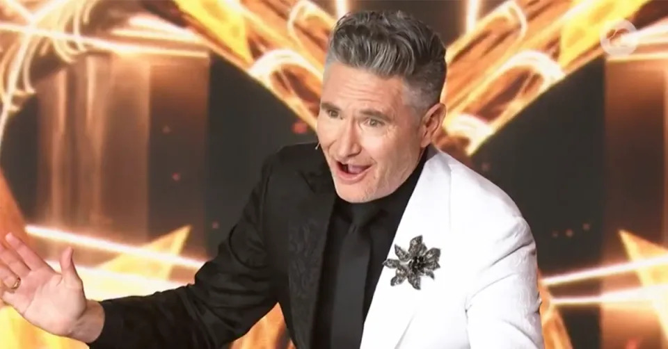 Dave Hughes on the guessing panel of The Masked Singer. 