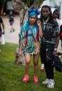 <p>Attending Revolve Festival with Offset during Coachella on April 14, 2019.</p>