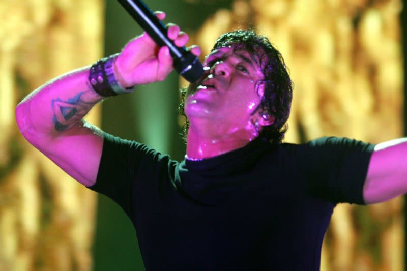 Scott Stapp, lead singer of Creed, is scheduled to play at Summer of '99 cruise, alongside Tonic, The Verve Pipe, and Daughtry. File Photo by Michael Bush/UPI