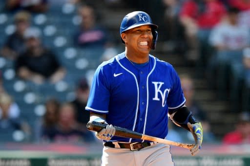 皇家先發捕手Salvador Perez，6場共25打數敲11安打，1.200的OPS是頂尖的。法新社