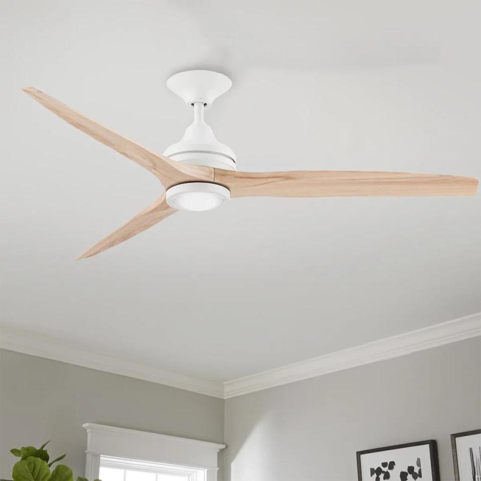 <p><a href="https://www.shadesoflight.com/products/60-indoor-outdoor-metal-and-wood-ceiling-fan-with-light-kit" rel="nofollow noopener" target="_blank" data-ylk="slk:Shop Now;elm:context_link;itc:0;sec:content-canvas" class="link ">Shop Now</a></p><p>Indoor/Outdoor Metal and Wood Ceiling Fan with LED Light</p><p>shadesoflight.com</p><p>$685.00</p>