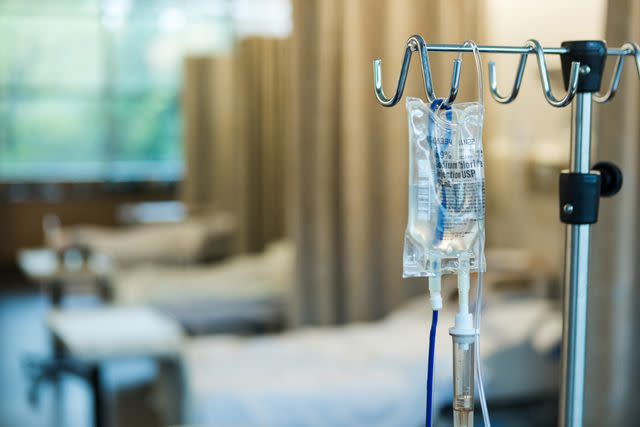<p>Getty</p> An IV in a hospital (stock photo)