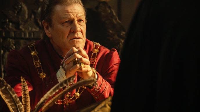 Sean Bean as Sir Thomas Cromwell in Shardlake