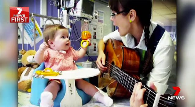 Musical therapy has helped. Source: 7 News