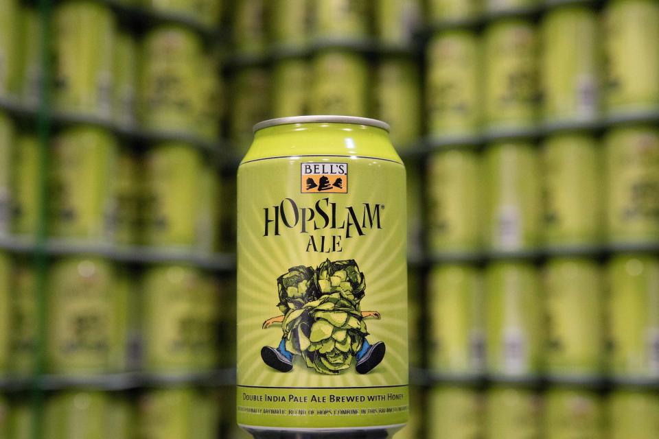 Bell's Brewery's Hopslam Ale double IPA.