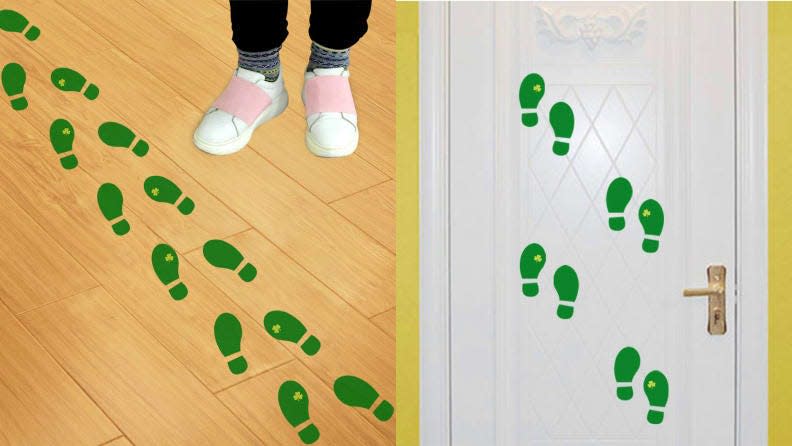 The pitter patter of little feet around your house could be leprechauns.