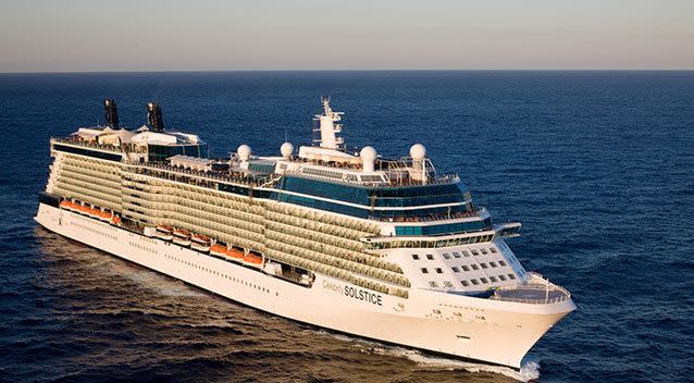 The Celebrity Solstice. File pic. Source: AAP