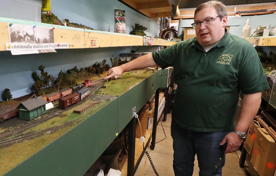 John Blystone, a member of the Cuyahoga Valley Terminal Model Railroad Club, talks about his love of model trains.