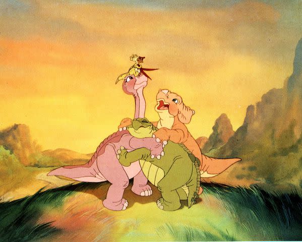 <p>Alamy</p> The characters in 1988's 'The Land Before Time'